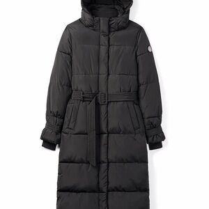 Noize Women's Long Black Puffer Jacket Mara NEW!